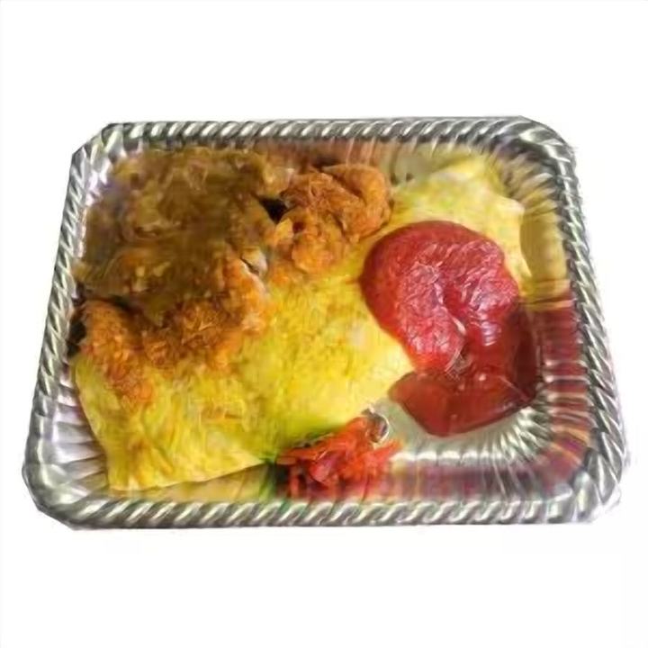 オムカツカレー